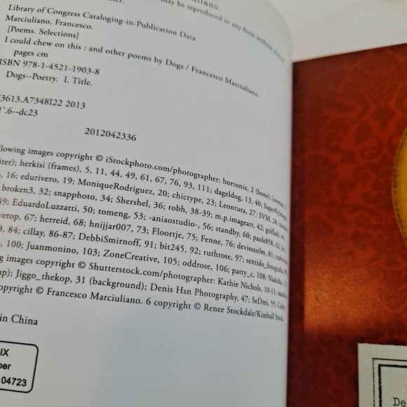 "I Could Chew on This & Other Poems by Dogs" Hardover Book - Picture 6 of 6